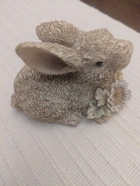 Vintage  K's Collection (sometimes labeled "JT Collection") resin rabbit